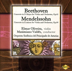 Beethoven: Concerto in D major for Violin and Orchestra, op. 61 / Mendelssohn: Concerto in E minor for Violin and Orchestra, op. 64