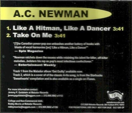 Like a Hitman, Like a Dancer
