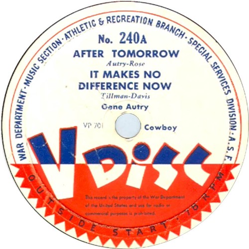 After Tomorrow / It Makes No Difference Now / No Letter Today / Born to Lose
