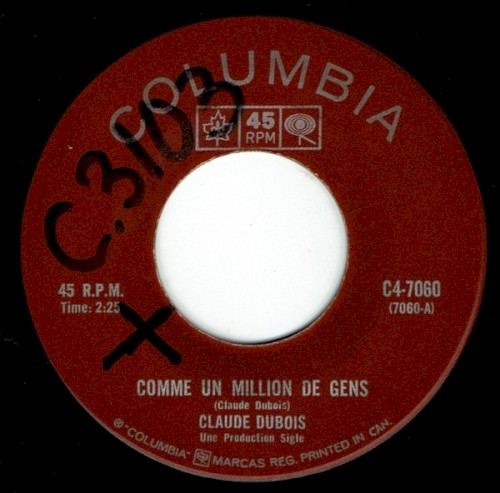 Comme un million de gens / Dimension