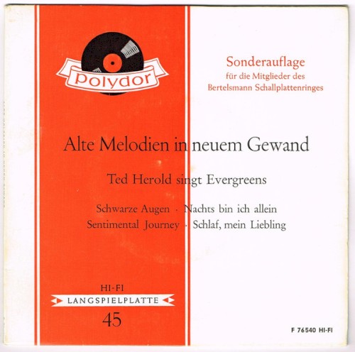 Alte Melodien in neuem Gewand - Ted Herold singt Evergreens