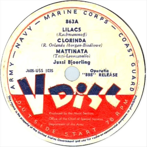 Lilacs / Clorinda / Mattinata / Der Fledermaus Fantasy
