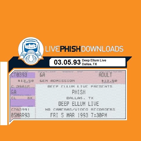 1993-03-05: Deep Ellum Live, Dallas, TX, USA