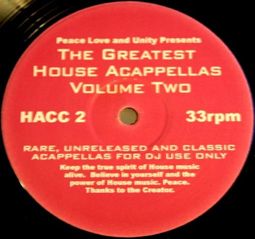 The Greatest House Acappellas, Volume Two