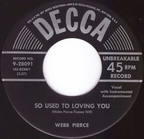 So Used to Loving You / That Heart Belongs to Me