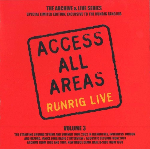 Access All Areas, Volume 3