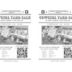 Cowgirl Yard Sale