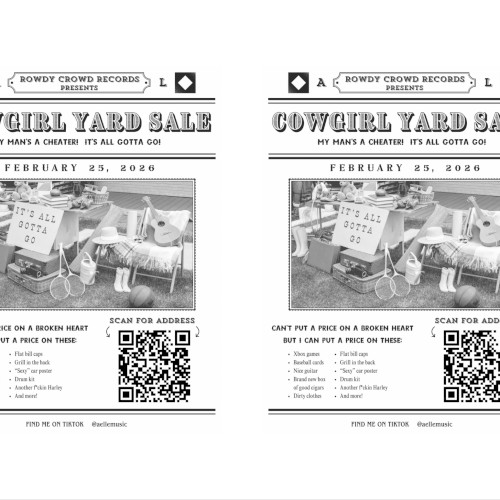 Cowgirl Yard Sale