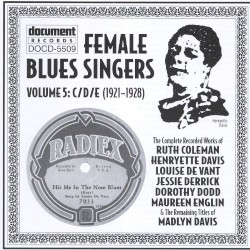 Female Blues Singers, Vol. 5 CDE (1921-1928)