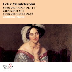 String Quartet no. 4, op. 44/2 / Capriccio, op. 81/3 / String Quartet no. 6, op. 80