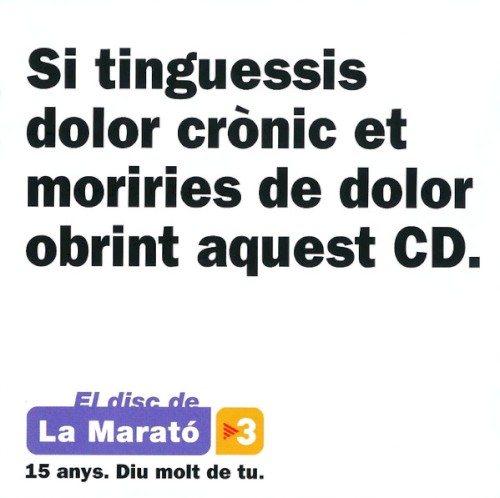 El disc de La Marató 2006