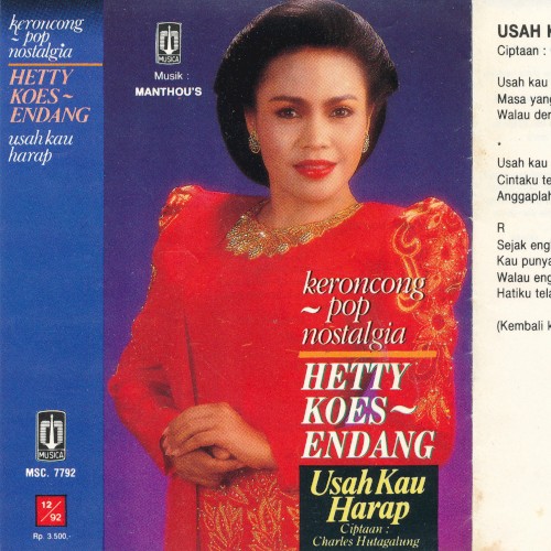 Keroncong Pop Nostalgia Usah Kau Harap