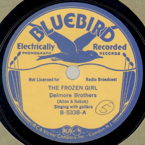 The Frozen Girl / Bury Me Out on the Prairie