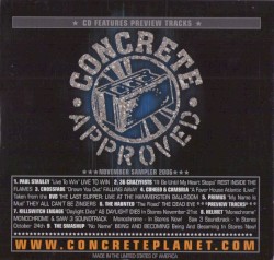 Concrete Approved: November Sampler 2006
