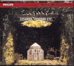 Complete Mozart Edition, Volume 20: Litanies, Vespers etc.
