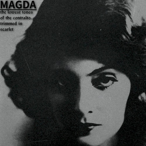 The Lowest Tones of the Contralto, Trimmed in Scarlet