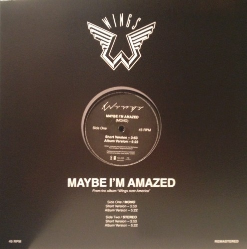 Maybe I’m Amazed