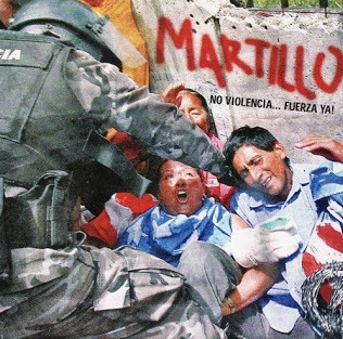 No violencia... Fuerza ya!