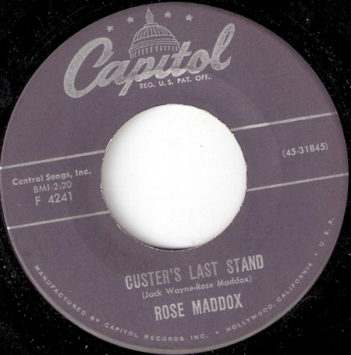 Custer’s Last Stand / My Little Baby