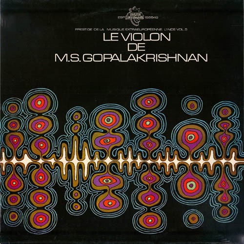 Le violon de M.S. Gopalakrishnan