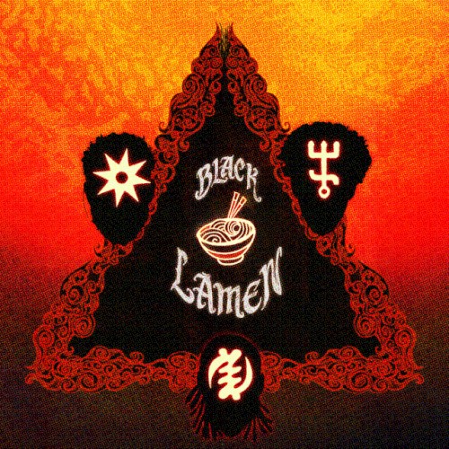 BLACK LAMEN