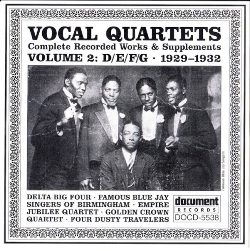 Vocal Quartets, Vol. 2 DEFG (1929-1932)