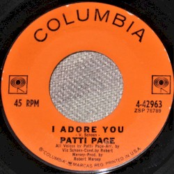 I Adore You / I Wonder, I Wonder, I Wonder