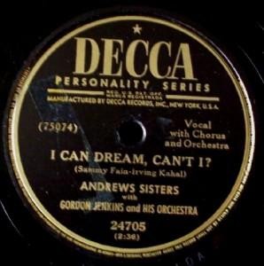 I Can Dream, Can't I? / The Wedding of Lili Marlene