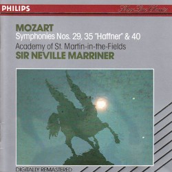 Symphonies nos. 29, 35 "Haffner" & 40