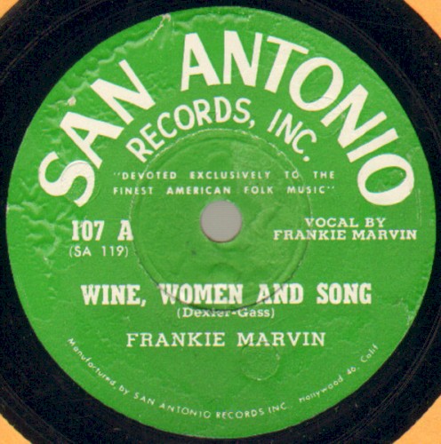 Wine, Women and Song / Baby That Won't Get It