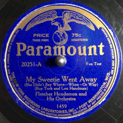 My Sweetie Went Away (She Didn't Say Where-When-Or Why) / Muddy Water Blues