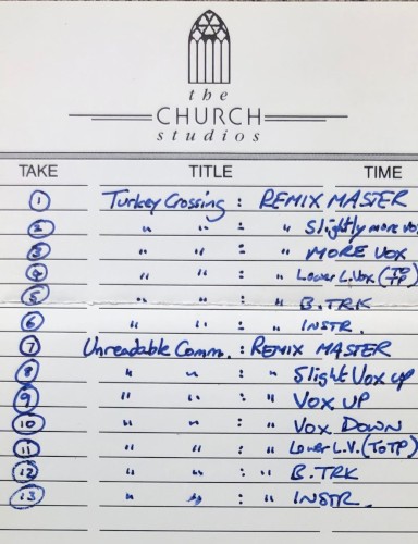 Turkey Crossing - Unreadable Communication Mixes - Bootleg Series Vol 18