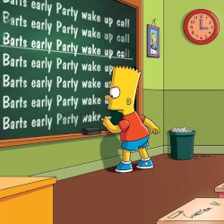 Barts Early Party Wake Up Call (Flash & The Pan vs. 50 Cent vs. Bart Simpson vs. Dr. Dre vs. Red Hot Chilli Peppers)
