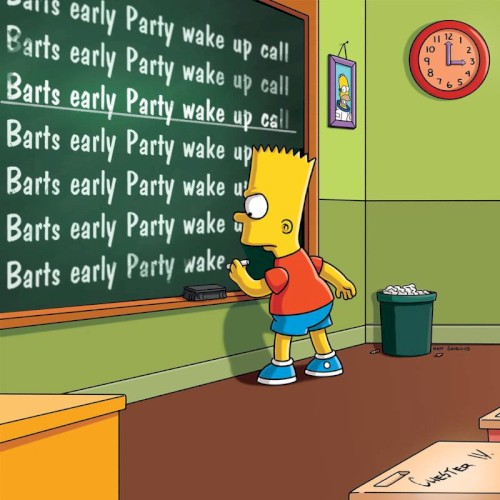 Barts Early Party Wake Up Call (Flash & The Pan vs. 50 Cent vs. Bart Simpson vs. Dr. Dre vs. Red Hot Chilli Peppers)
