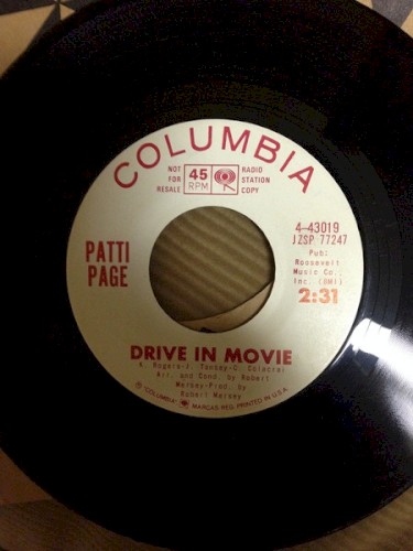 Drive in Movie / I’d Rather Be Sorry (Then Safe All Alone)