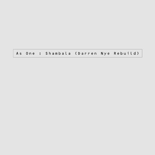 Shambala (Darren Nye rebuild)