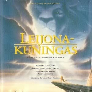 Leijonakuningas: Alkuperäinen suomalainen soundtrack