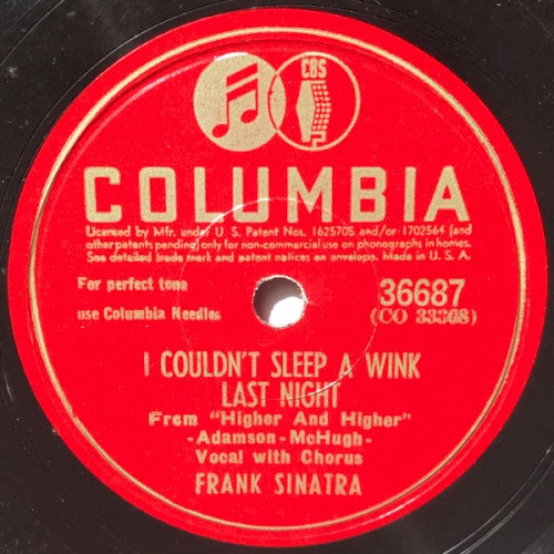 I Couldn't Sleep a Wink Last Night / A Lovely Way to Spend an Evening