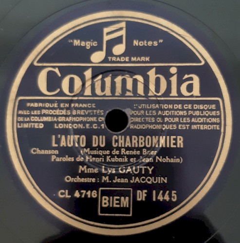 L’Auto du charbonnier / Pour toi je veux rêver