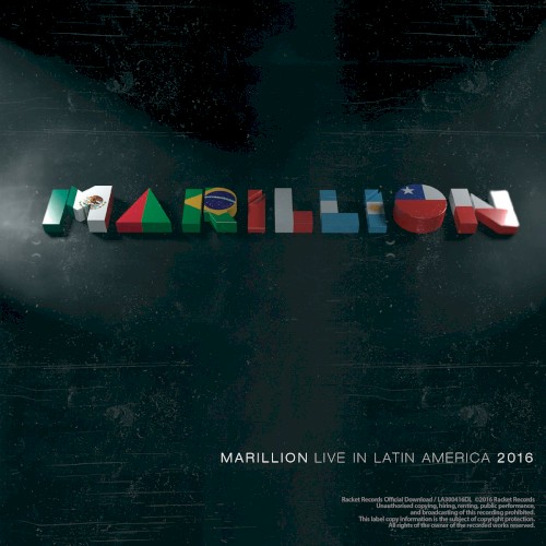 Live in Latin America 2016: Vivo Rio, Rio de Janeiro, BR, 30th April 2016