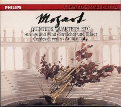 Complete Mozart Edition, Volume 10: Quintets, Quartets, etc.