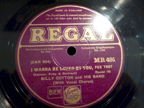 I Wanna Be Loved by You / One Little Quarrel