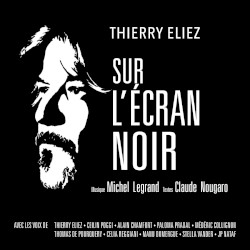 Sur l'écran noir