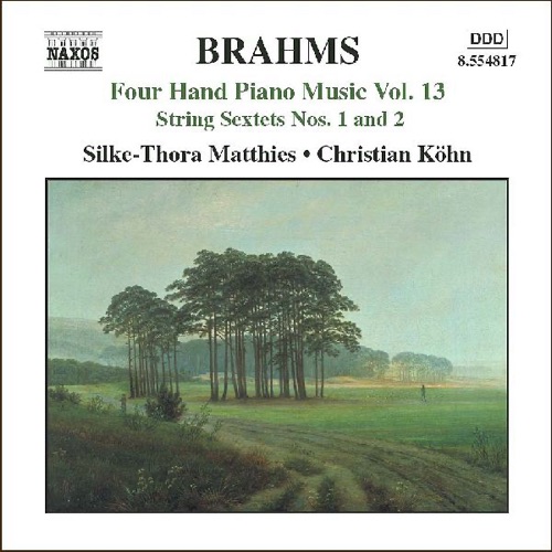 Four Hand Piano Music, Volume 13: String Sextets Nos. 1 and 2