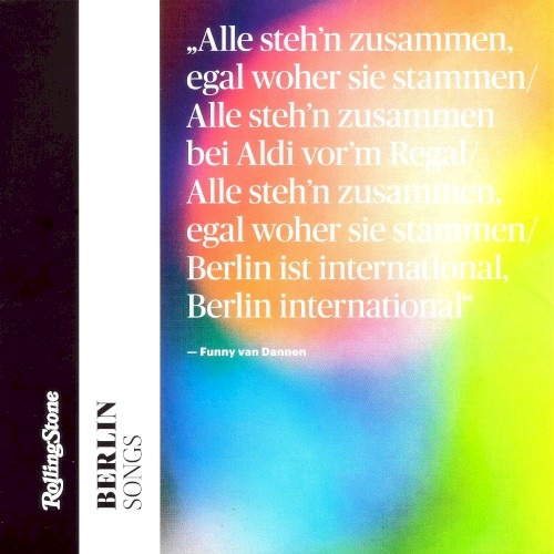 Rolling Stone: Rare Trax, Volume 135: Berlin Songs