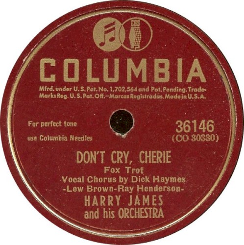 Don't Cry, Cherie / La Paloma
