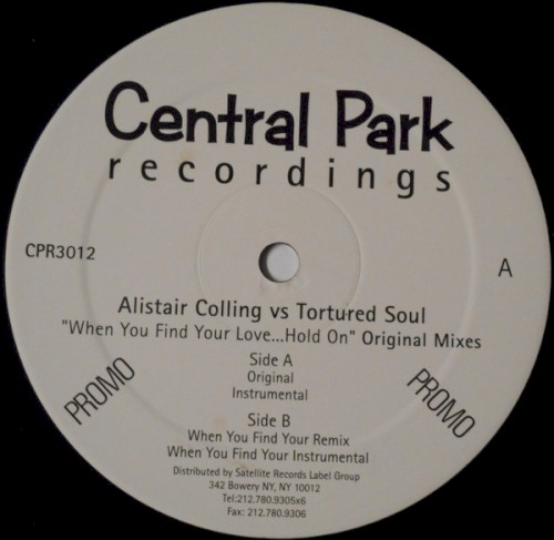 When You Find Your Love... Hold On (original Mixes)