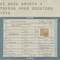 Tresor Opus Sessions 1996