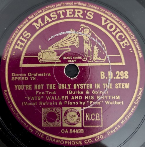 You're Not the Only Oyster in the Stew / Sweet Sue
