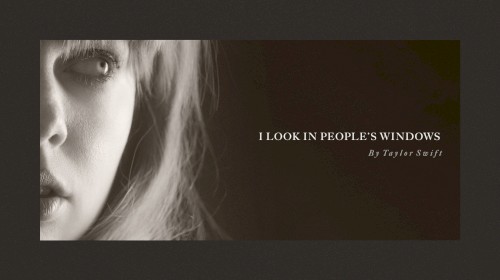 I Look in People’s Windows